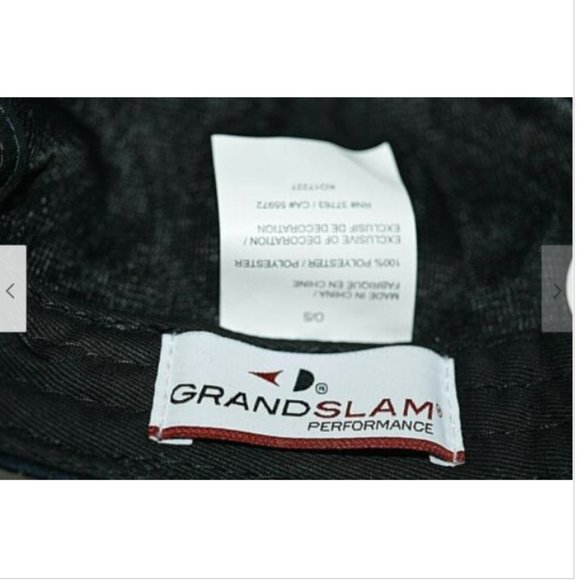 NWT Grand Slam Performance Mesh Golf Hat Navy - Picture 8 of 8